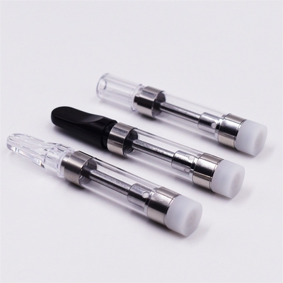 Heiße verkaufende Heizungspatrone vape Plastikder spitze 1ml des Glasbehälters 510 Faden cbd Spule Öls keramische