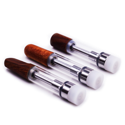 Ölpatrone cbd Glas 1ml 0.5ml leere keine keramischen Wagen vape cbd Spule des Fadens des Lecks 510 für vape Stift
