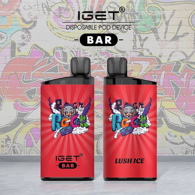 Ursprüngliche Hauche Iget-Stangen-3500 Wegwerf-der Saft-Aromen e Vape Pen Device 13 Zigarette auf Lager