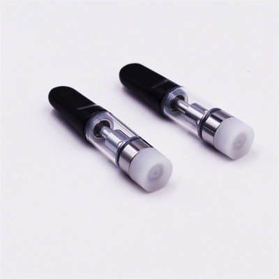 510 Faden keramisches Vape karrt bleifreies des Cbd-Öl-kundenspezifische Logo-0.5ml 1ml Öl-Patrone Glas-Behälter-des Delta-8