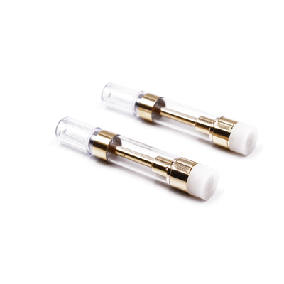 510 keramische Glaspatrone vape wasserundurchlässiges cbd/thc delta9 starkes Öl des Fadens 0.5ml 1ml