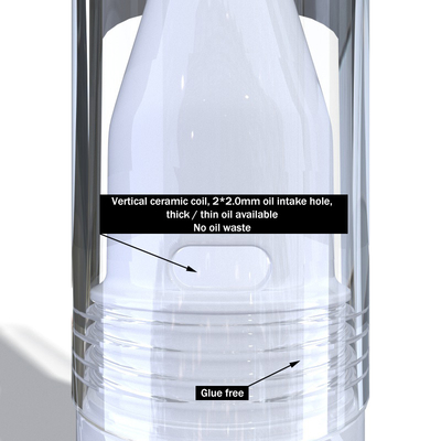 Neues Produkt 2022 Vape-Patrone aller keramische materielle Sitz für starkes/dünnes Öl 1ml