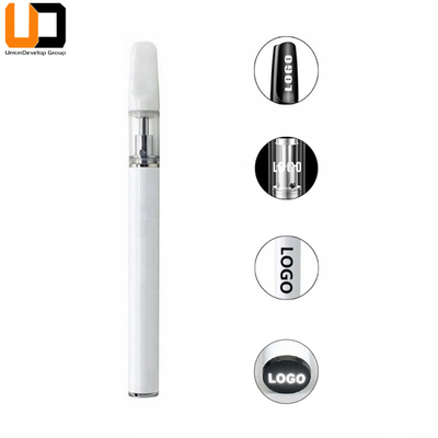 BEHÄLTER Vape-Stift der hohen Qualität keramischer Wegwerf-0.5ml 1.0ml leerer Glasder spulen-D5 CBD