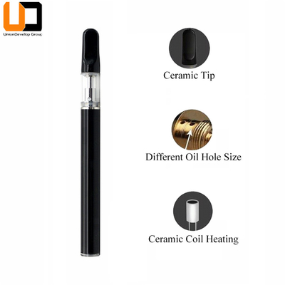 BEHÄLTER Vape-Stift der hohen Qualität keramischer Wegwerf-0.5ml 1.0ml leerer Glasder spulen-D5 CBD