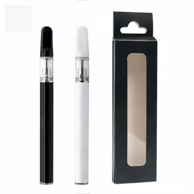Wieder aufladbarer/kundenspezifischer keramischer Wegwerfstift 400mAh vape Öl thc cbd Spule des Logos 0.5/1.0ml