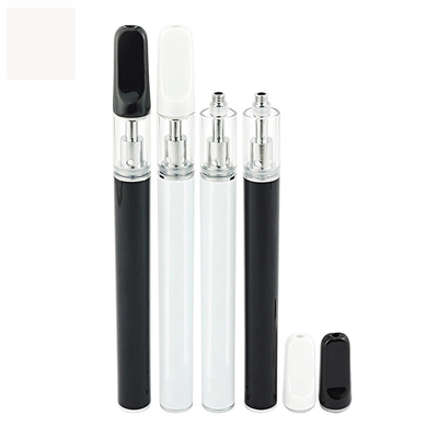 Wieder aufladbarer/kundenspezifischer keramischer Wegwerfstift 400mAh vape Öl thc cbd Spule des Logos 0.5/1.0ml