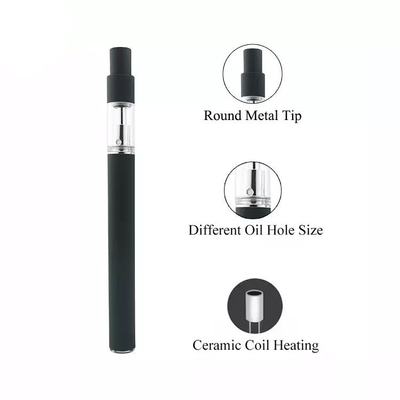 Kundenspezifische Kapazität und starkes Öl des Wegwerf-vape Stiftes leeren der Patrone 0.5/1.0ml Farbe- keramischen abgehobenen Betrages der Spule 3.7v Selbst