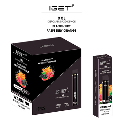 35 Arten würzen den unterschiedlichen Kasten, der Nikotinsalz vape Stift IGET XXL Wegwerf-5% verpackt