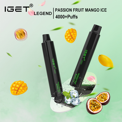 2022 STÖSST neue ursprüngliche IGET Legende 4000 Vape 5% Nikotin Wegwerf-Vape-Stift luft