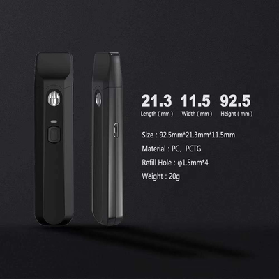 Vorheizen mit wieder aufladbarer Wegwerf-Vape Hülse des Knopf-1ml 280mAh