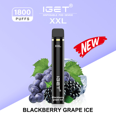 WEGWERFhauche IGET XXL GERÄT-1800 - Maracuja-Granatapfel-Wassermelone