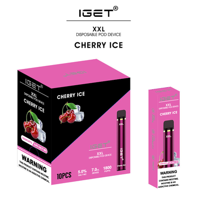 Wegwerf-Stift vape heißeste iget AUS Hauche xxl 1800 mit spätesten 35 Aromen auf Lager