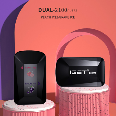 Spätestes Modell IGET IGET verdoppeln 2100 Hauche mit 9 Aromen