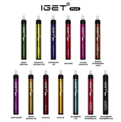 100% authentische Iget E Zigarette Iget plus 1200 Nikotin Vape-Stift der Hauch-4.8ML 5%