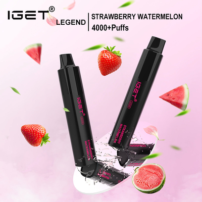 Nikotinsalz 12ml Wegwerf-vape Stift des Hauchs 5% IGET-Legende 4000 mit dem Aroma mit 13 Arten