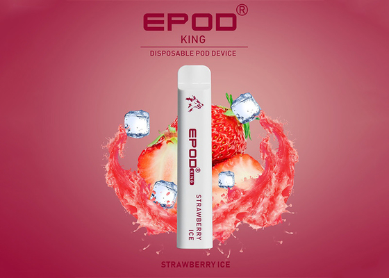 Erdbeer-Eis-Aroma Wegwerf-Vape-Gerät Epod König 3500 Hauche
