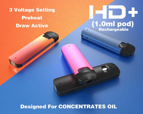 Thc-Öl Kapazität der Edelstahl 316 CBD vape Stifthülse 2ml variable Spannung
