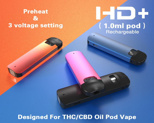 Edelstahl-Sitz CBD Wegwerf-Vape Hülsen-316 für starkes/dünnes Öl