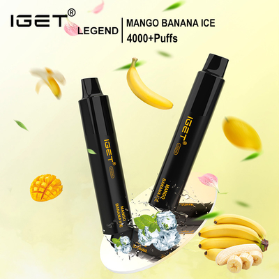 Hauche IGET des 5% Nikotinsalzes 4000 Legendenwegwerfhülse vape Stift