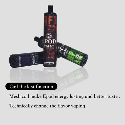 Nikotin EPOD Wegwerf-Vape 850mah 118*25*25mm des Litschi-Eis-5%