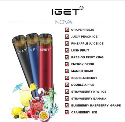 Austauschbares Wegwerf-IGET NOVA Vape Kit With 13 Aromen