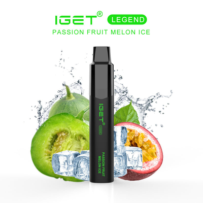 12ml Kapazität IGET LEGENDE 4000 Hauche Wegwerf-Vape mit Batterie 1350mAh